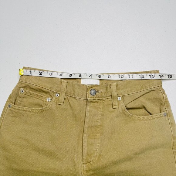 Boyish Tommy Jean in The Crowd Size 26 High Rise Straight Leg Crop Button Fly - Picture 12 of 15
